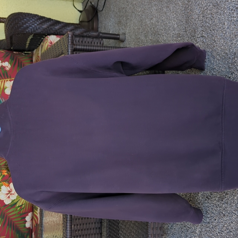 Athleta Forever Fleece 1/4 Zip Sweatshirt - Iris S - Picture 12 of 14